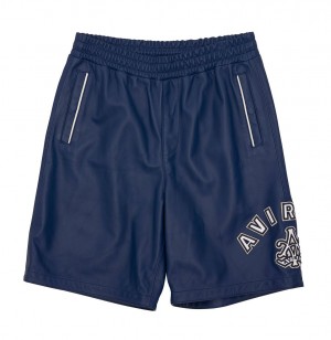 Avirex Game Day Nappa Leather Short Korte Broek Heren Gekleurd | KDYGW-5087